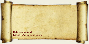 Sara Ječmenica vizit kartica